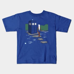 Kida And The Tardis Kids T-Shirt